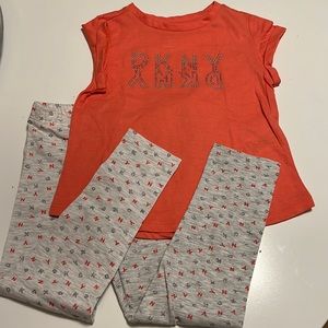 DKNY Toddler Matching tshirt and leggings